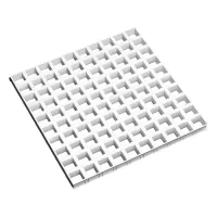 Грильято GL-15 ячейка 60x60, высота 37 мм, ширина 15 мм, белый оцинк