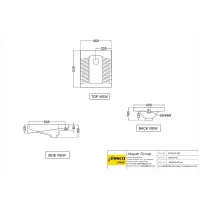 Чаша генуя Essco Elements ECS-WHT-455 Белая