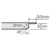 Кассетный потолок Албес AP600A6/45°/Т-24 Tegular 24 белый матовый Эконом