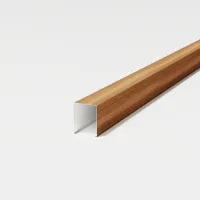 Рейка кубообразная ALDOX 30х38(h), оц. сталь 0.4, L=3000 мм, текстура дерева