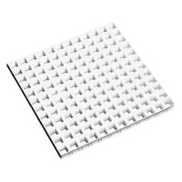 Грильято GL-15 ячейка 50x50, высота 37 мм, ширина 15 мм, супер-хром