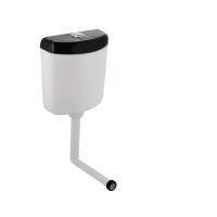 Настенный бачок Essco ESH-WHT-184NBTL Белый с черной крышкой